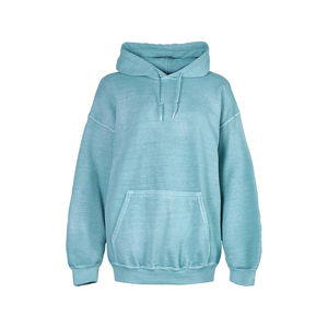ผู้ผลิตเสื้อฮู้ดดี้ผู้หญิงทรงหลวมแบบวินเทจ ล้างสีแบบแอซิด สำหรับฤดูหนาว คุณภาพสูง ราคาถูก รับผลิตแบบ OEM ODM - Product Image 6