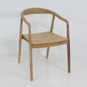 Chaise empilable en teck de Nagoya - Product Image 1