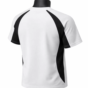 Men's White <b>Black</b> Short Sleeve O-Neck Oversized Fit Eco-Friendly Sporty <b>T</b>-<b>Shirt</b> Quick Dry Knitted 100% Cotton Casual Style Blank - Product Image 4