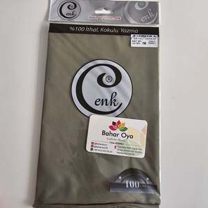 Cenk Yazma Çağla 198 Yeşili Pañuelo y pañuelos cuadrados - Product Image 1