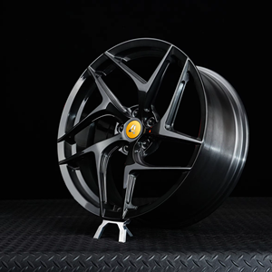 Juego de Ruedas de Aleación de 18 y 19 Pulgadas 5x114.3 para Modelos FK/FC, <span class=keywords><strong>CL</strong></span>, RW y SUV, Mejora de Posventa, Negro Brillante - Product Image 1