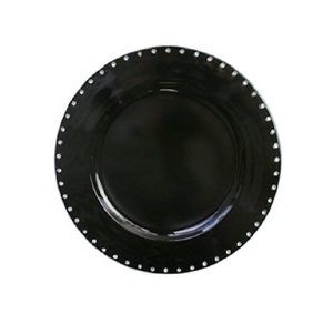 Función DE BODA Bandeja redondeada de metal Cena Restaurante Plato Platos para servir Platos Cargador de metal Placas Uso de comedor - Product Image 3