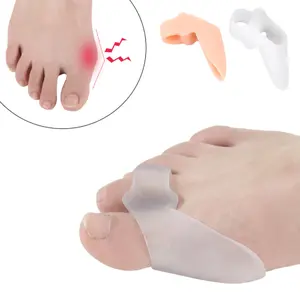 Separador de silicone para pés, cuidado com os pés, alívio de dores nos pés, aluxo e valgus