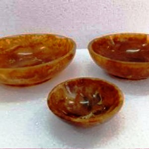 Bol de service en résine décoratif antique moderne, fait à la main, poli, d'origine indienne, écologique, passe au lave-vaisselle, pour les fêtes - Product Image 6