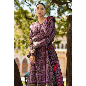Conjunto de traje Khaddar estampado de 3 piezas para mujer con dupatta K-52044 - Product Image 2