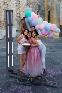 360 Electric Turntable 3D Human Body Scanning 6 HD CMOS <b>Camera</b> APP Control 1/1000 Ultra-high Accuracy 15S Fast Full-Color Scan - Product Image 2