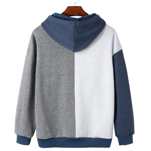 Nouvelle Collection Hiver 2025 : Sweat à Capuche Homme Tendance avec Panneaux Contrastants, Pull Personnalisé en Polaire Multicolore Style Streetwear – Vente en Gros - Product Image 5