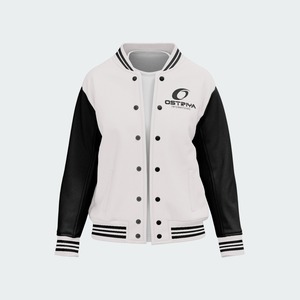 Customized Winter Casual Men's Knitted Varsity Jacket V-neck Front Premium Quality Breathable Windproof Quick Dry Polyester - Product Image 6