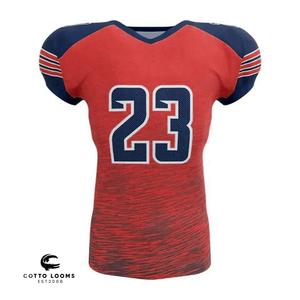 Camiseta y uniforme de fútbol americano OEM de ajuste personalizado, ropa de equipo profesional, costura fuerte, tela transpirable, fabricante de EE. UU. - Product Image 4