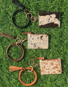 สินค้ามาใหม่กระเป๋าคลัทช์หนังวัวแท้มีที่ใส่บัตรเอทีเอ็มกระเป๋าสตางค์หนังสไตล์ตะวันตกคลัทช์ใส่เหรียญ - Product Image 5