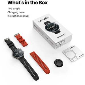 Para Amazfit Balance 2, Reloj Inteligente de 1.5 Pulgadas, Negro Gris, Auriculares, Doble Tarjeta SIM, Resistente al Agua IP68, Contestar Llamadas, Videollamadas, Pagos, Móvil - Product Image 1