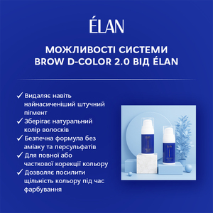 Emulsión Brow D-Color 2.0, Sistema 1-Expert para Eliminar el Color de Cejas - Product Image 2