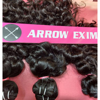Extensions de cheveux naturels vierges indiens à boucles profondes, qualité Single Drawn, offres groupées