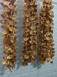 Guirlandes de grappes dorées Gota pour la décoration de plafond de scène String Party String décoratif Mandap et décor d'événement - Product Image 3