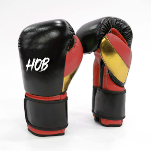 Gants de boxe en cuir véritable de qualité supérieure, vente en gros, logo personnalisé, gants de boxe, gants de frappe pour hommes - Product Image 4
