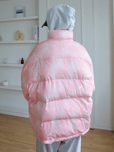 แจ็กเก็ตทรงพองสำหรับผู้หญิงใส่ให้ความอบอุ่นในฤดูหนาวเสื้อแจ็กเก็ตตัวยาวแบบซิปรูดเต็มแขนยาวสำหรับผู้หญิงพร้อมโลโก้ตามสั่ง - Product Image 6