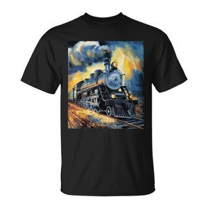 เสื้อยืดโปรโมชั่นปรับแต่งได้ลายรถจักรไอน้ำวานโก๊ะ บิ๊กบอย 4014 - Product Image 1