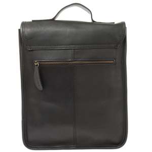 Sac à bandoulière en cuir noir pour femme avec motif géométrique à la mode Bandoulière amovible Poche zippée Deux petites poches - Product Image 3