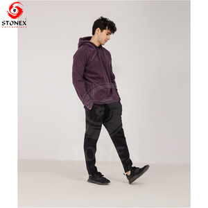 Men's 100% Cotton Custom Hoodie <b>Thick</b> Heavy Weight <b>Fleece</b> for Winter Printed Logo Plain Dyed - Product Image 2