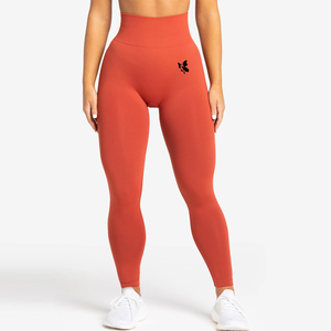 Leggings de gimnasio de cintura alta para mujer, pantalones de Yoga, ropa deportiva para Fitness, entrenamiento elástico, mallas de Yoga con cintura elástica - Product Image 1