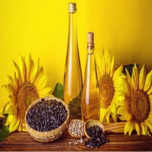Aceite de Girasol Refinado con Alto Contenido de Ácido Oleico, Fraccionado, en Botella de Vidrio de 5L, 100% Puro y Natural, de Grado Alimenticio, para Cocinar - Product Image 2