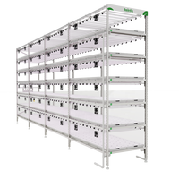Système de fourrage hydroponique vertical pour l'alimentation animale commerciale