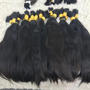 Hot One Donor 100% Extensiones de cabello humano crudo vietnamita 30-36 pulgadas Estilo de onda de textura profunda Trenzado Precio al por mayor Genius - Product Image 3