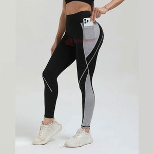 Fabricant professionnel de haute qualité femmes solide sans couture taille haute Slim Fit Shorts Legging Pakistan fabriqué - Product Image 4