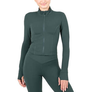 Veste de yoga pour femmes de qualité supérieure tissu évacuant l'humidité parfait pour le yoga et les tenues décontractées - Product Image 2