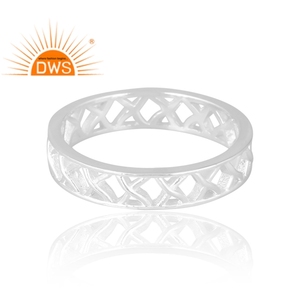 New Stylish Design 925 Sterling <b>Silver</b> Band <b>Ring</b> For Women Custom Jewelry For Women Gift For Her - Product Image 4