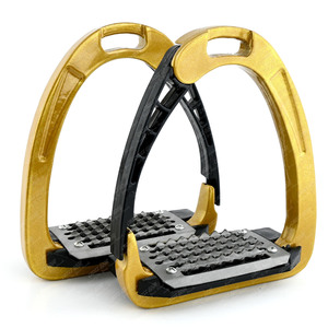 Venta al por mayor Inglés liberación rápida Estribos DE SEGURIDAD Aluminio Caballo Estribo Absorción de impacto Ecuestre Equitación pie estribo - Product Image 4
