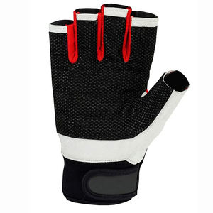 New Design Hot Sale Leather Neoprene Lightweight Half Finger Waterproof Breathable <b>Weight</b> <b>Lifting</b> Gloves Fitness Gym Unisex New - Product Image 3