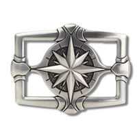 Boucles de ceinture en alliage de zinc doré à deux tons personnalisées en gros pour hommes, boucle de ceinture tendance
