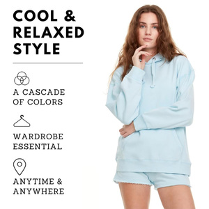 Hoodie And <b>Sweatpants</b> Set <b>Womens</b> Cotton Streetwear Essentials Hoodie Matching Set Custom Logo Direct From Manufacturer Wholesale - Product Image 2