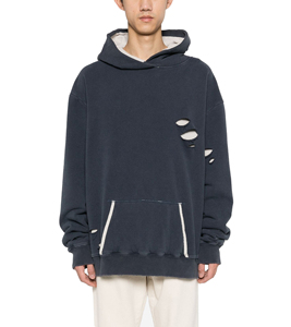 Saison d'hiver Sweat à capuche écologique à fermeture éclair Design couleur OEM Service solide de haute qualité sur mesure 100% coton Sweats à capuche pour hommes - Product Image 5