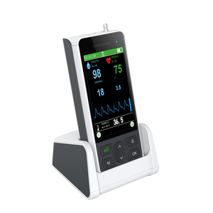 <span class=keywords><strong>Monitor</strong></span> paziente portatile ricaricabile per clinica veterinaria e ospedale utilizza un nuovo aggiornamento con segni vitali SPO2 NIBP TEMP - Product Image 1