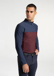 Haut de base layer équestre pour homme de haute qualité, manches longues, tissu léger, respirant, chemise d'équitation, vente en gros - Product Image 3