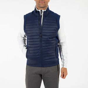 Chaleco acolchado de invierno para hombre con etiqueta privada personalizada, chalecos híbridos acolchados, prendas de vestir exteriores de secado rápido con logotipo y color personalizados - Product Image 5