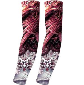 Venta al por mayor ciclismo mangas del brazo logotipo personalizado impreso hombres hielo seda refrigeración mangas del brazo para deportes al aire libre estilo pares transpirable - Product Image 6