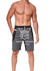 Nouveauté Short en polaire pour hommes personnalisé 100% toile respirante motif solide à séchage rapide meilleur prix usine directe - Product Image 6