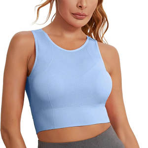 Soutien-gorge de sport léger, respirant et extensible pour femmes, avec logo personnalisé, OEM, marque privée, vêtements de sport - Product Image 1