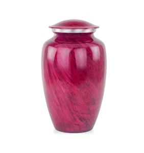Hastas Red Handcrafted Cremation <b>Keepsake</b> Urn for <b>Ashes</b> Metal Urn for Human <b>Ashes</b> Luxury Urns for Adult <b>Ashes</b> Custom Size - Product Image 2
