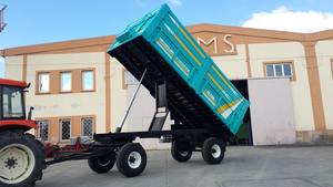 Remorque pour ferme à Double axe, livraison arrière de turquie, 10 tonnes - Product Image 6