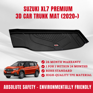 ซูซูกิ XL7สีดำทุกสภาพอากาศขนาด2มม. 55x100ซม. ขนาดพร้อมการรับประกัน1ปีเสื่อปูพื้นรถยนต์จากเวียดนาม - Product Image 2