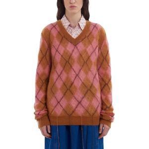 Suéter de invierno de punto de alta calidad para mujer, suéter de mohair de manga larga grueso y cálido personalizado para mujer - Product Image 1