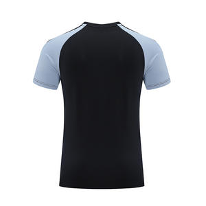 T-shirt de sport pour homme, séchage rapide, en soie glacée, élastique, ample, pour la course à pied, les sports de loisirs, manches courtes pour adultes - Product Image 5