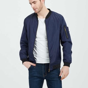 Chaqueta bomber reversible con estilo para hombre, resistente al viento, impermeable, informal, fina, con cierre de cremallera, transpirable, de talla grande - Product Image 4