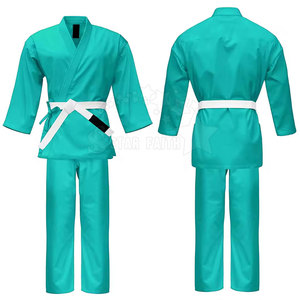 Uniformes durables de karaté Costume de Gi d'entraînement d'arts martiaux unisexe pour enfants et adultes Uniforme de karaté avec logo de broderie personnalisé - Product Image 6
