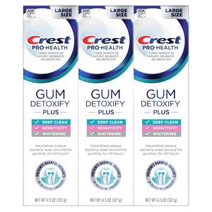 Pasta Dental Crest Pro-Health Gum Detoxify Plus, 4.5 oz, Paquete de 3 - Product Image 3