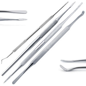 Precision <b>Nail</b> Podiatrist Tools Set Stainless Steel Toenail Curettes and Files Heavy Duty Manual Source for Ingrown <b>Nails</b> - Product Image 1